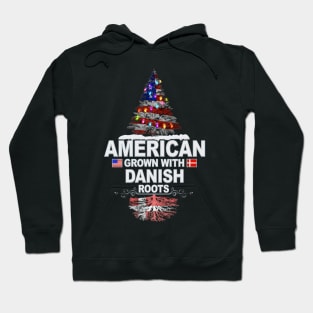 Christmas Tree  American Grown With Danish Roots - Gift for Danish From Denmark Hoodie